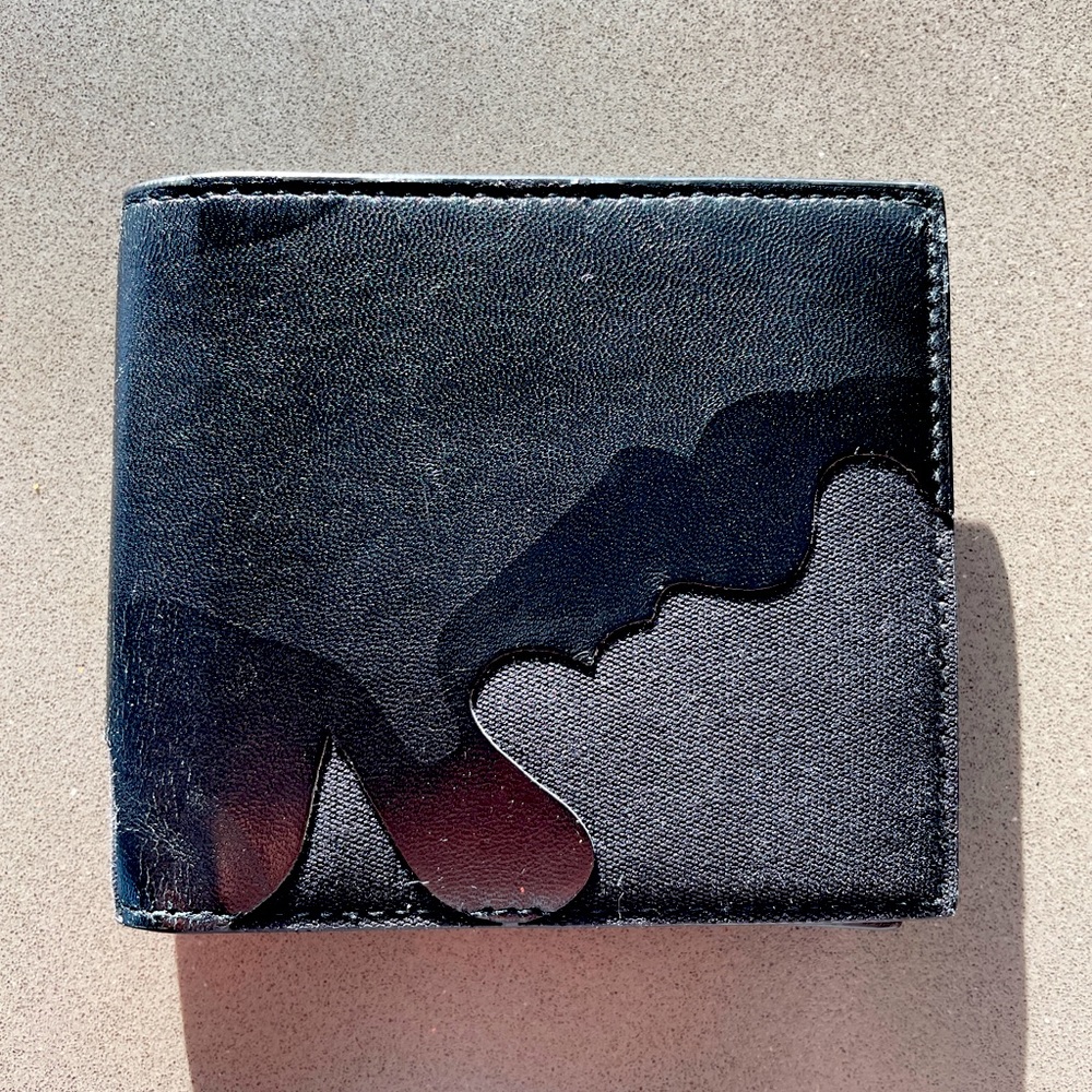 Valentino camouflage leather wallet